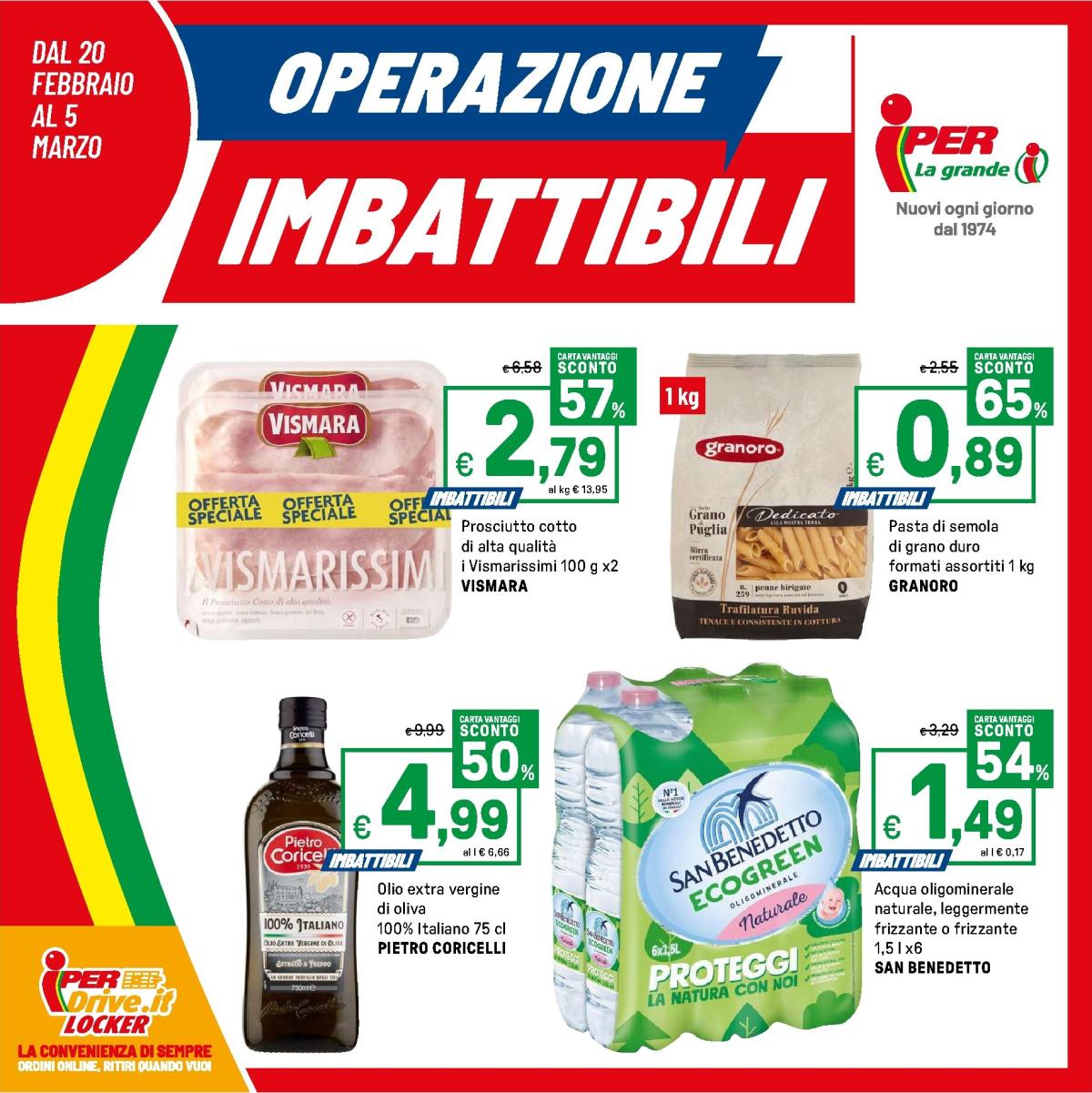 Volantino Iper valido dal 20/02/2026 al 05/03/2026