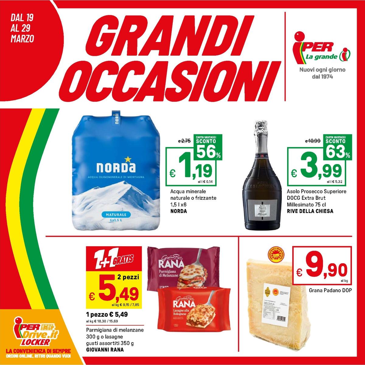 Volantino Iper valido dal 19/03/2026 al 29/03/2026