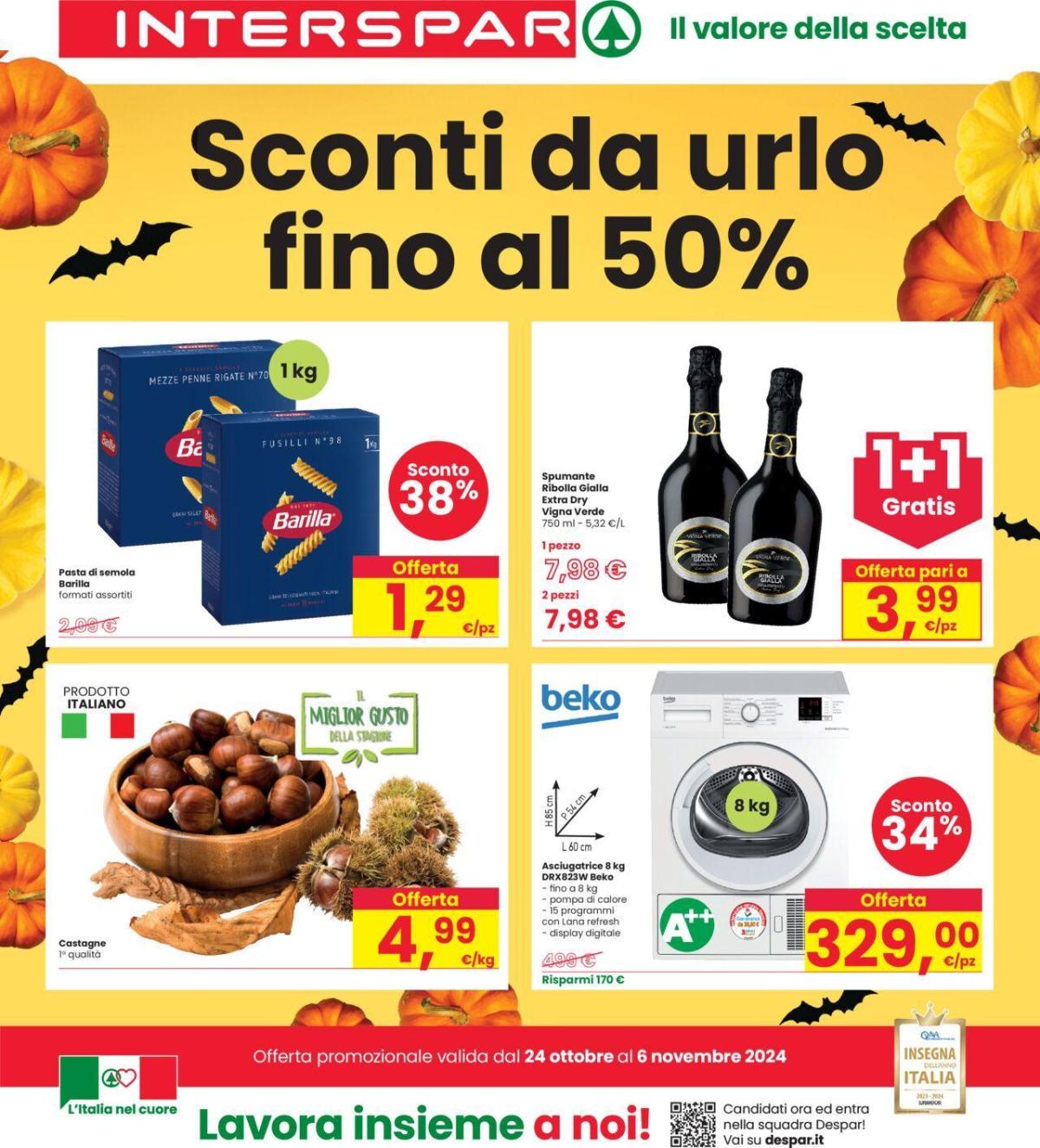 Interspar volantino 24/10/2024 - 06/11/2024