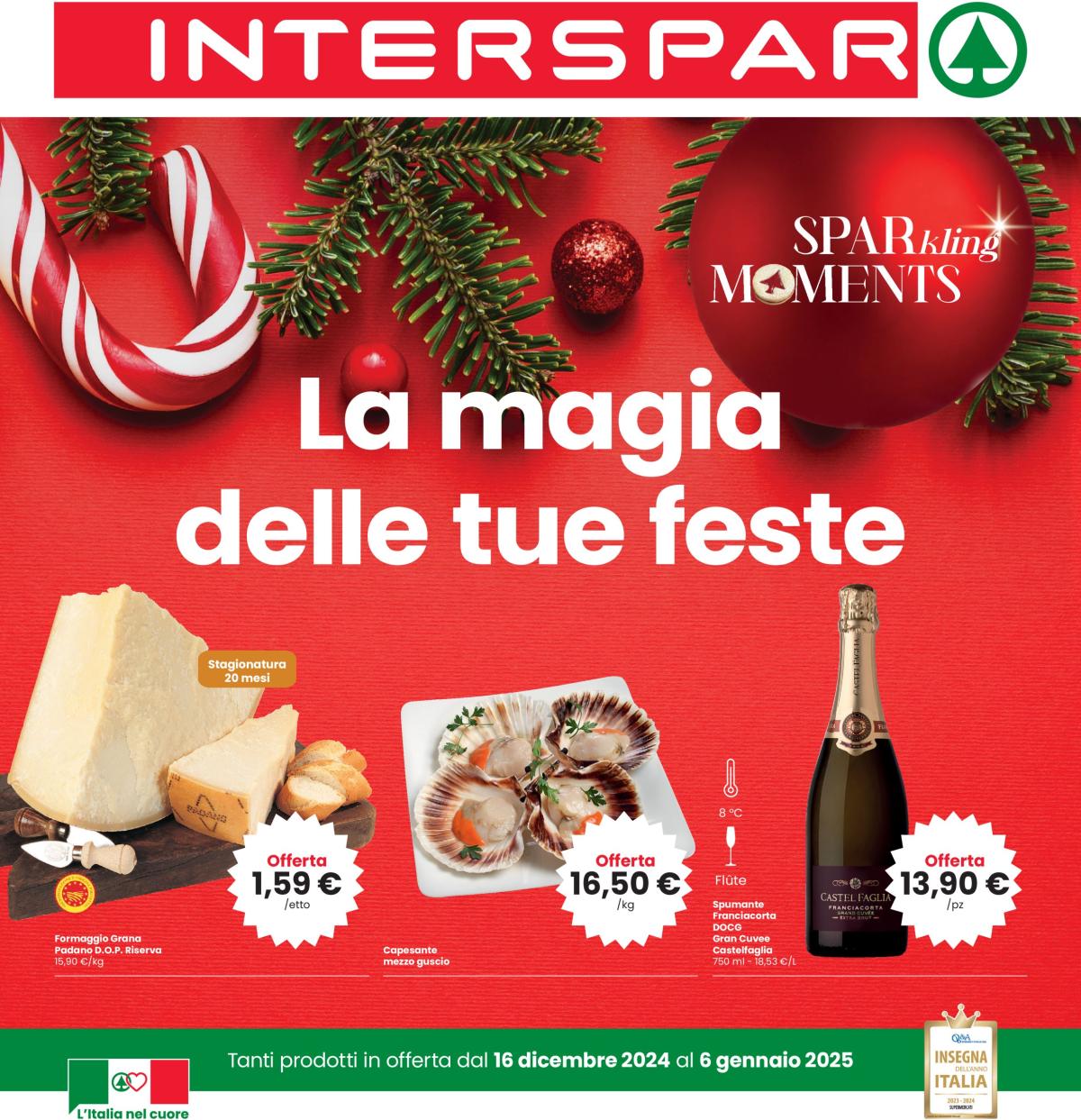 Volantino INTERSPAR valido dal 16/12 al 06/01