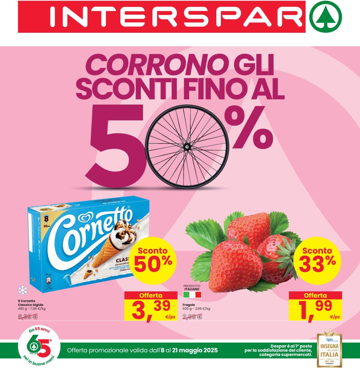 Volantino INTERSPAR valido dal 08/05 al 21/05