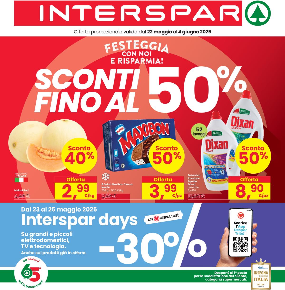 Volantino INTERSPAR valido dal 22/05 al 04/06