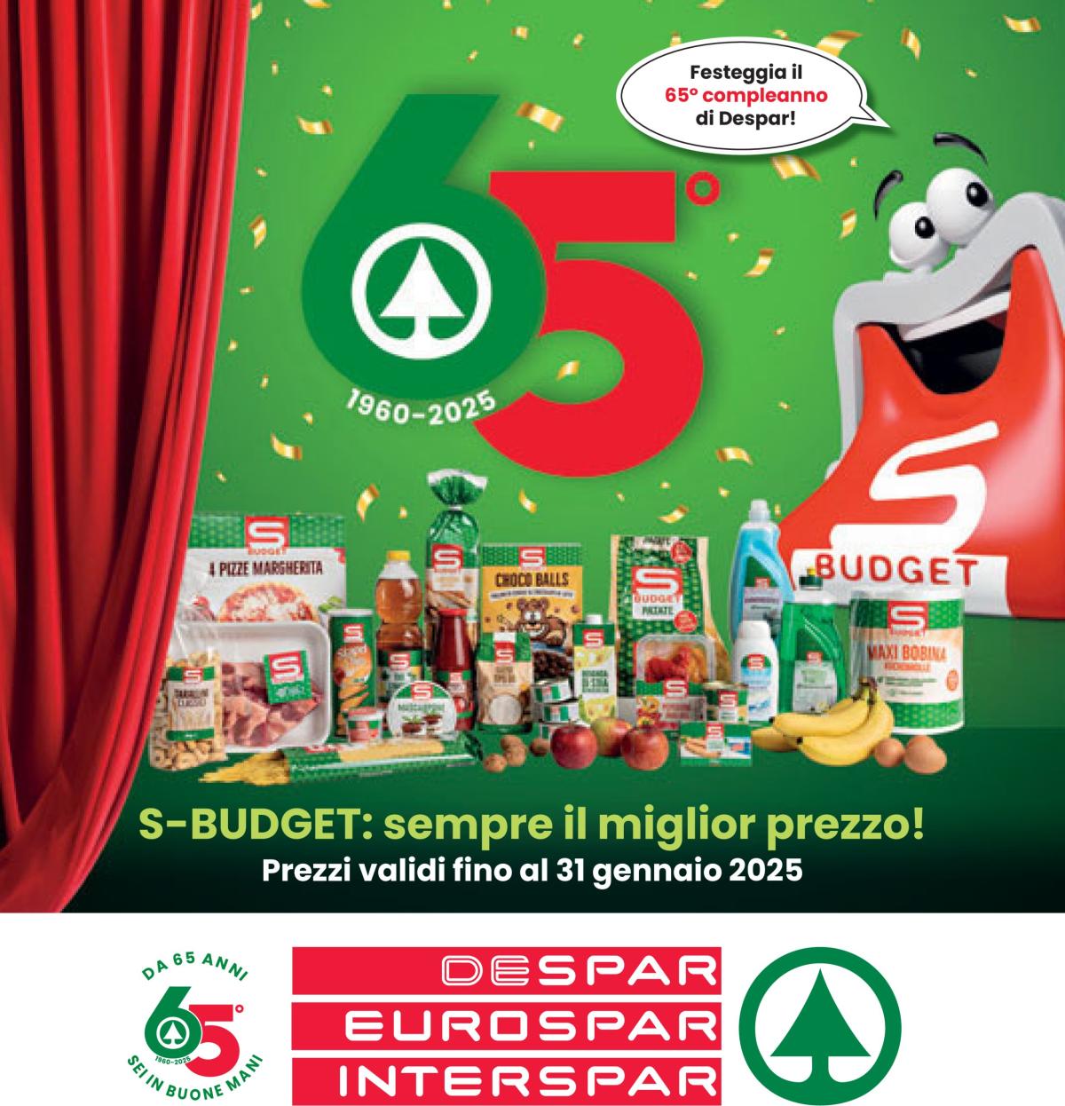 Volantino Eurospar valido dal 01/01 al 31/01