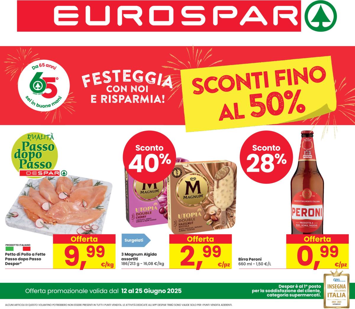 Volantino Eurospar valido dal 12/06 al 25/06