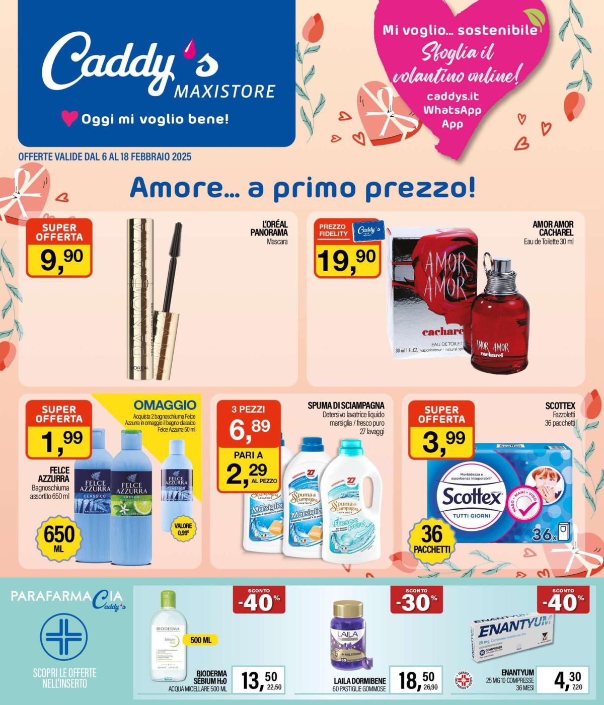 Volantino Caddy's Maxistore valido dal 06/02 al 18/02