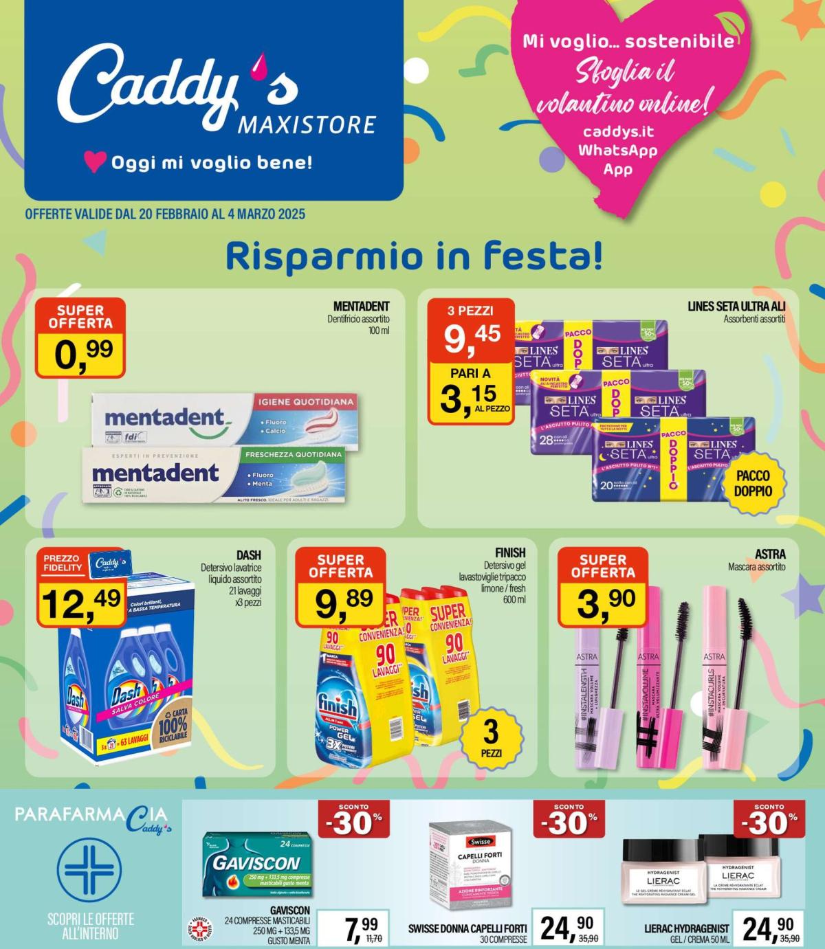 Volantino Caddy's - Maxistore valido dal 20/02 al 04/03