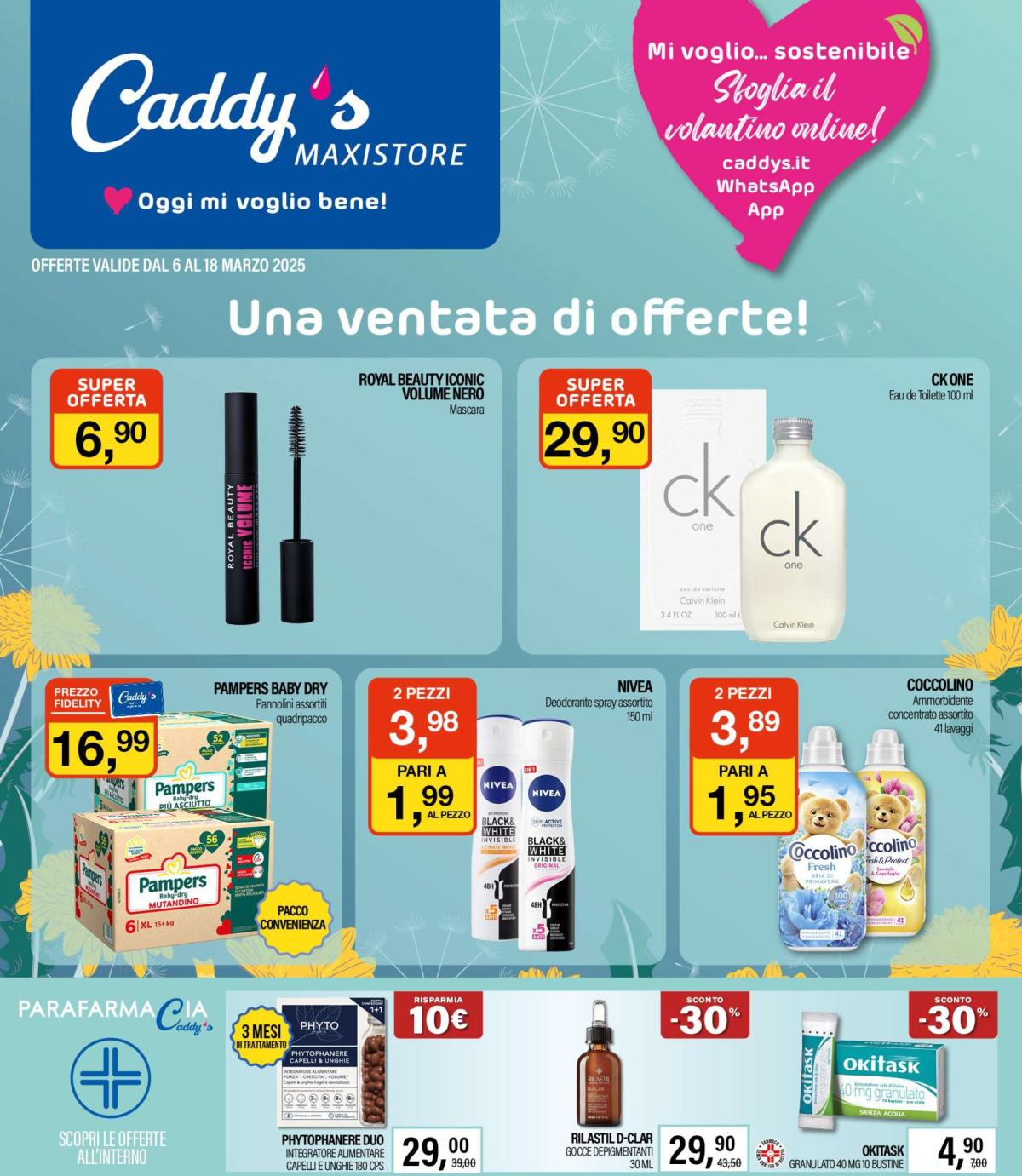 Volantino Caddy's - Maxistore valido dal 06/03 al 18/03