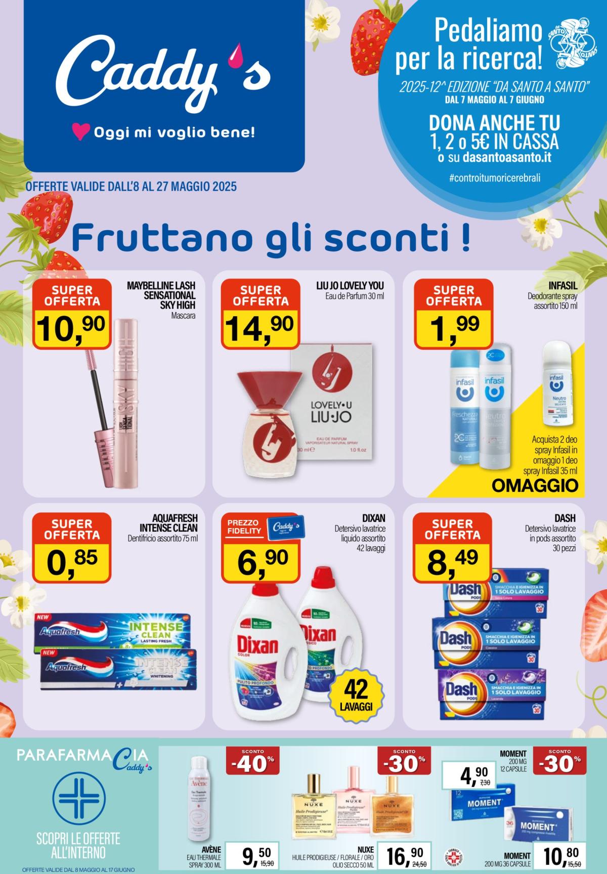 Volantino Caddy's - Parafarmacia valido dal 08/05 al 27/05