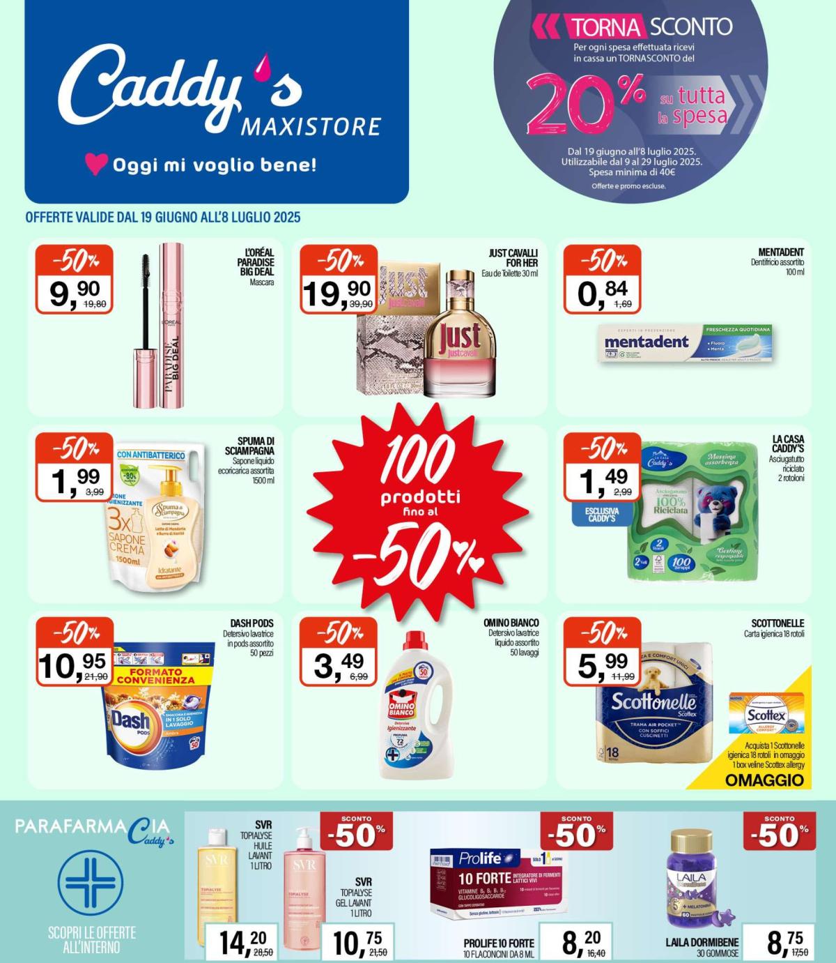 Volantino Caddy's - Maxistore valido dal 19/06 al 08/07
