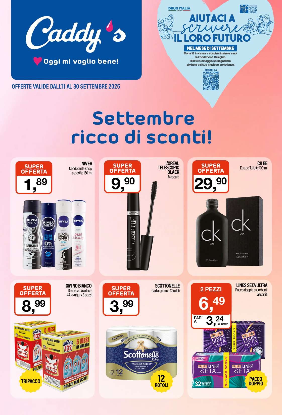 Volantino Caddy's valido dal 11/09 al 30/09