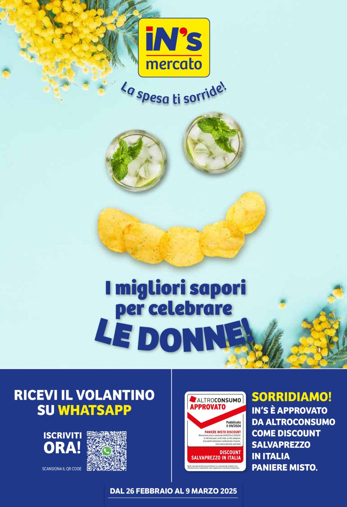 Volantino In's valido dal 26/02 al 09/03