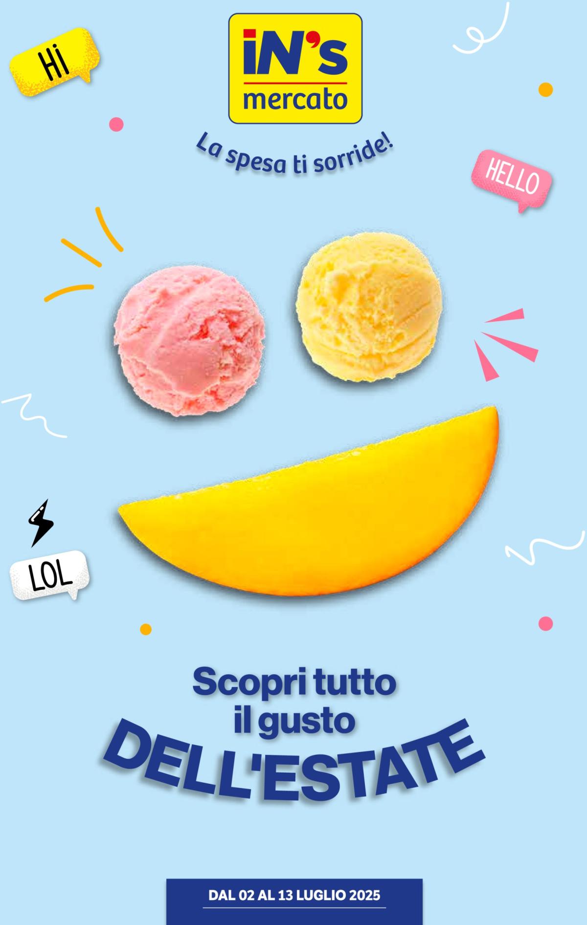 Volantino In's valido dal 02/07 al 13/07