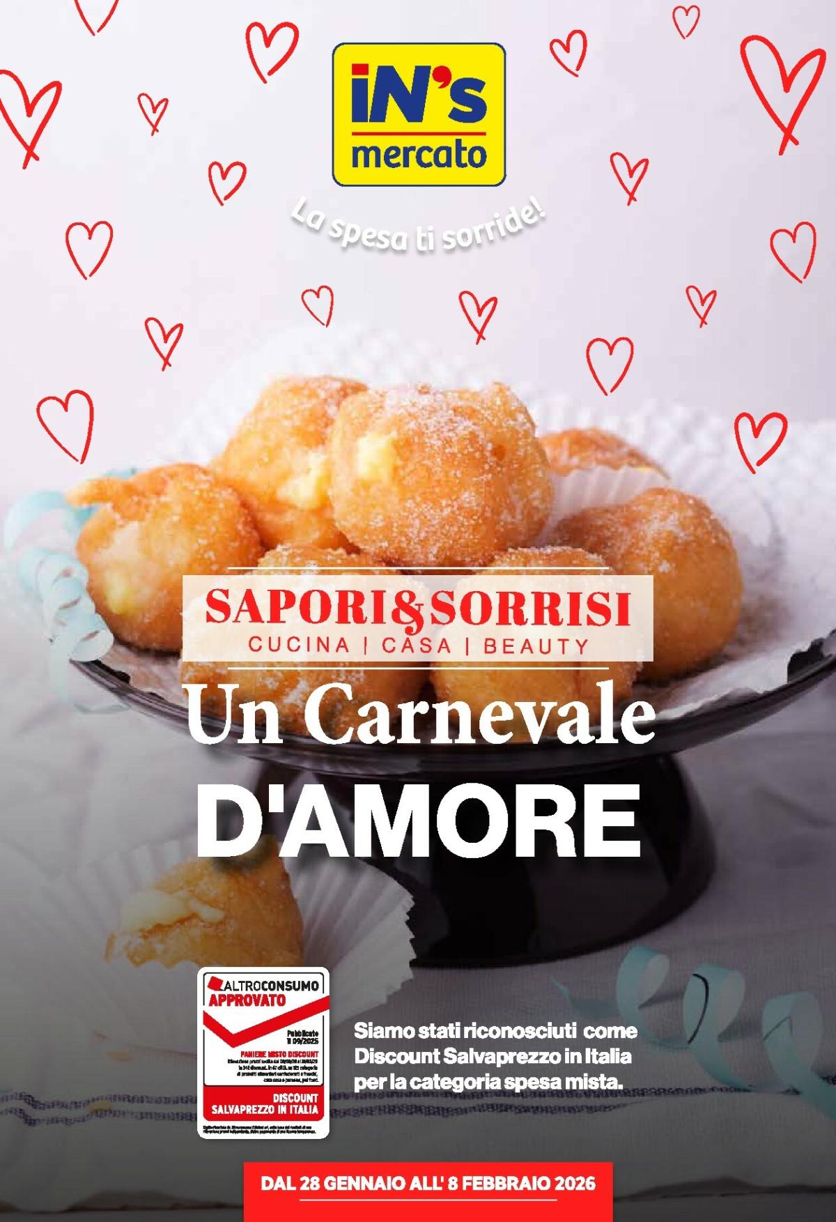 Volantino In's valido dal 28/01 al 08/02