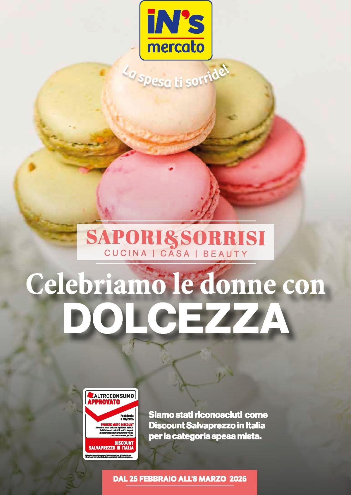 Volantino In's valido dal 25/02/2026 al 08/03/2026