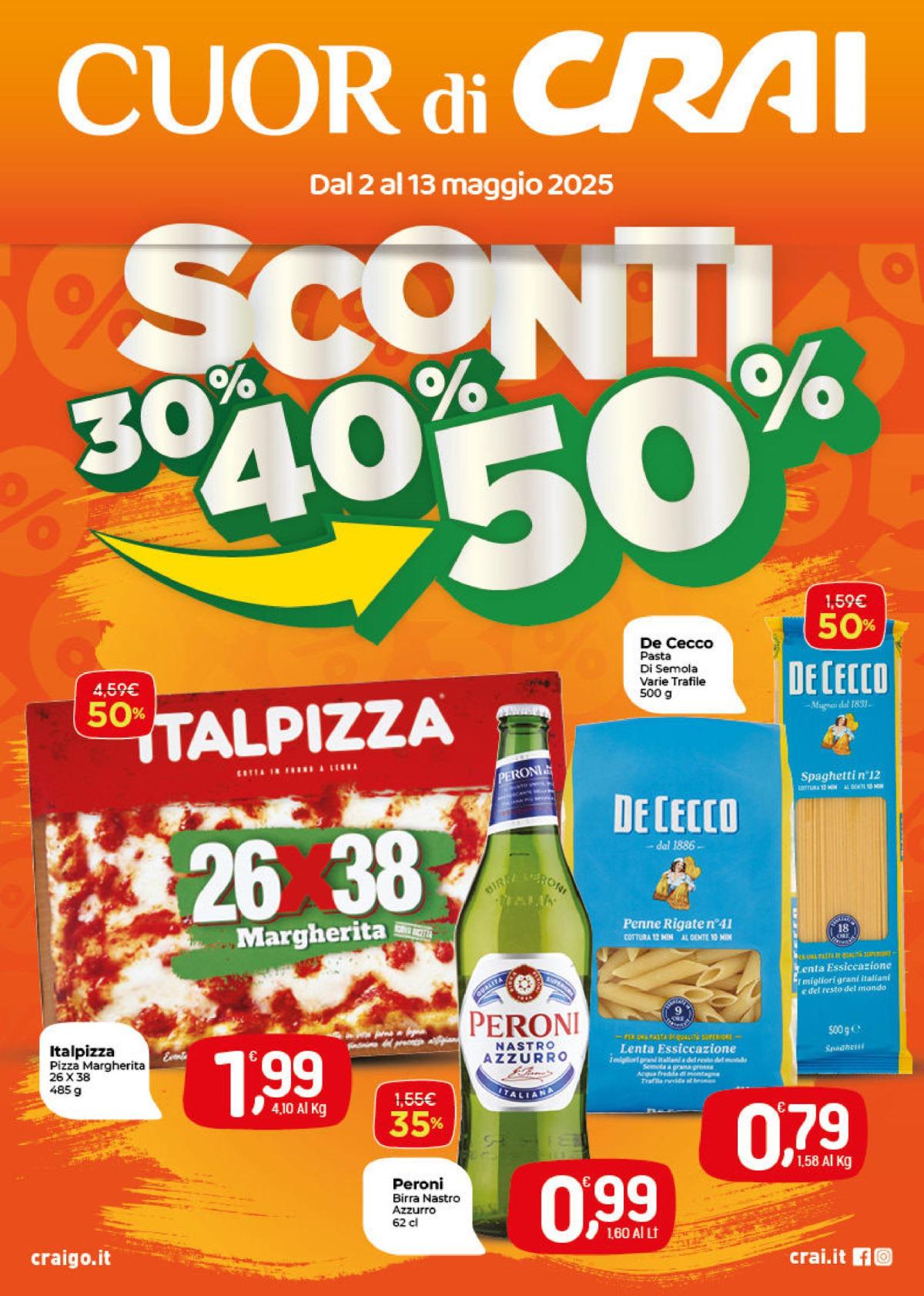 Volantino Crai valido dal 02/05 al 13/05