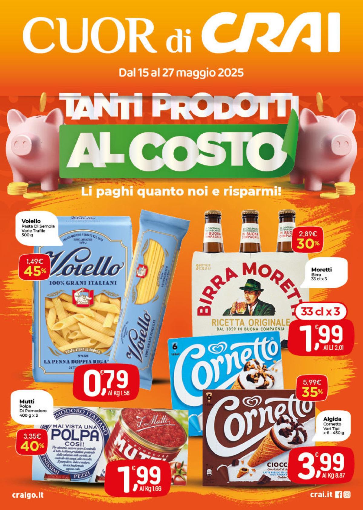 Volantino Crai valido dal 15/05 al 27/05