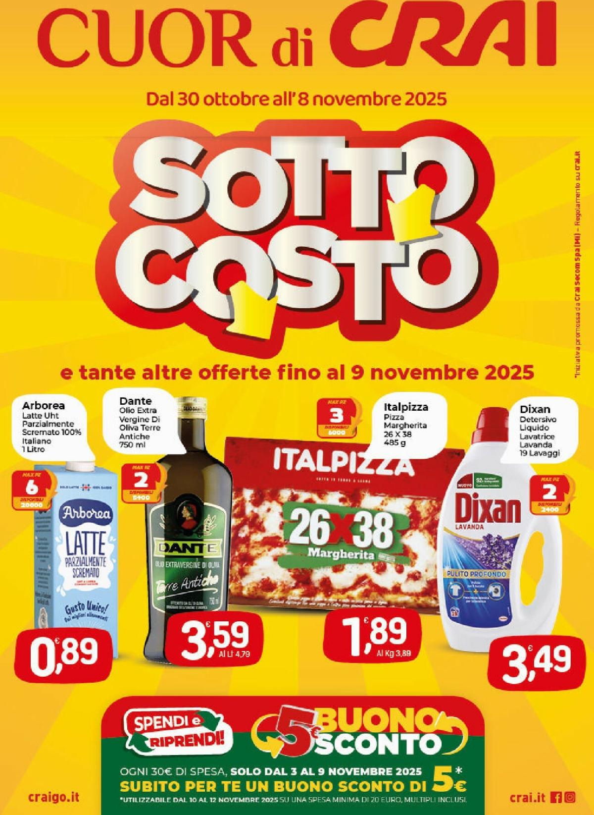 Volantino Crai valido dal 30/10 al 08/11