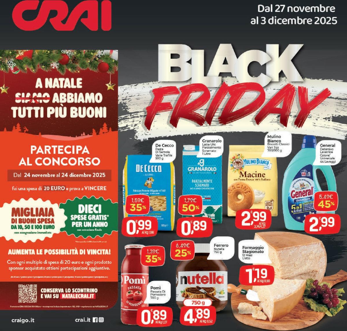 Volantino Crai - Black Friday valido dal 27/11 al 03/12