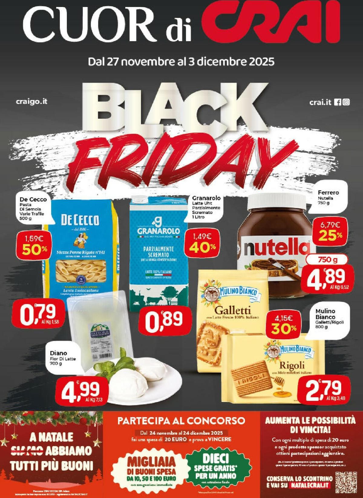 Volantino Crai - Black Friday 2 valido dal 27/11 al 03/12