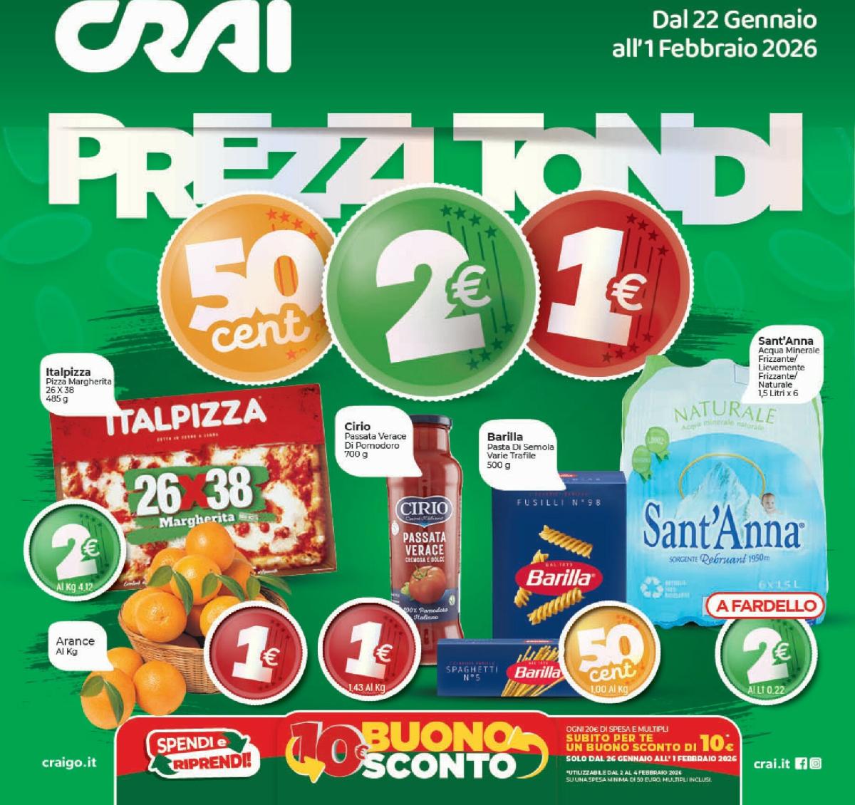 Volantino Crai valido dal 22/01 al 01/02