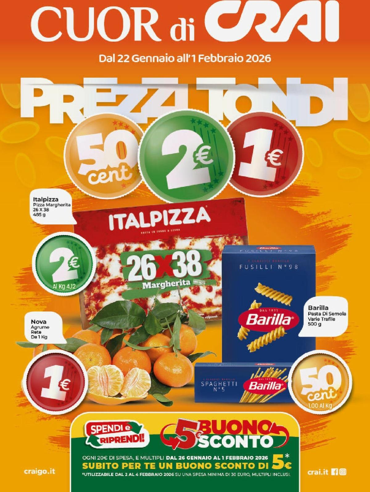 Volantino Crai - Cuor di Crai valido dal 22/01 al 01/02