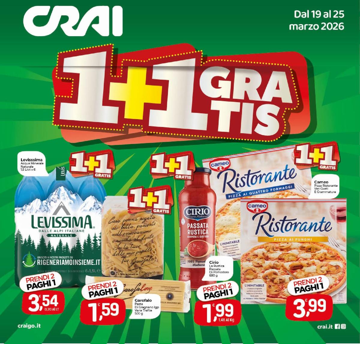 Volantino Crai valido dal 19/03/2026 al 25/03/2026