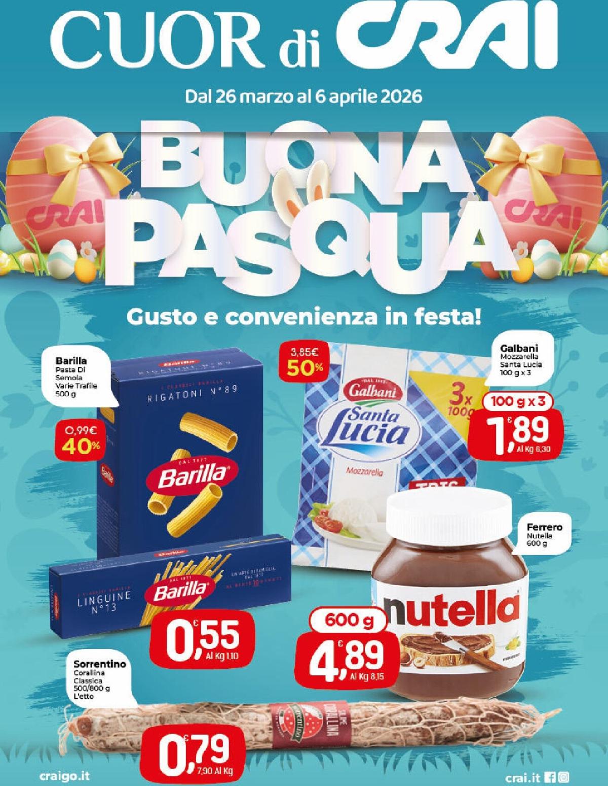 Volantino Crai - Cuor di Crai valido dal 26/03/2026 al 06/04/2026
