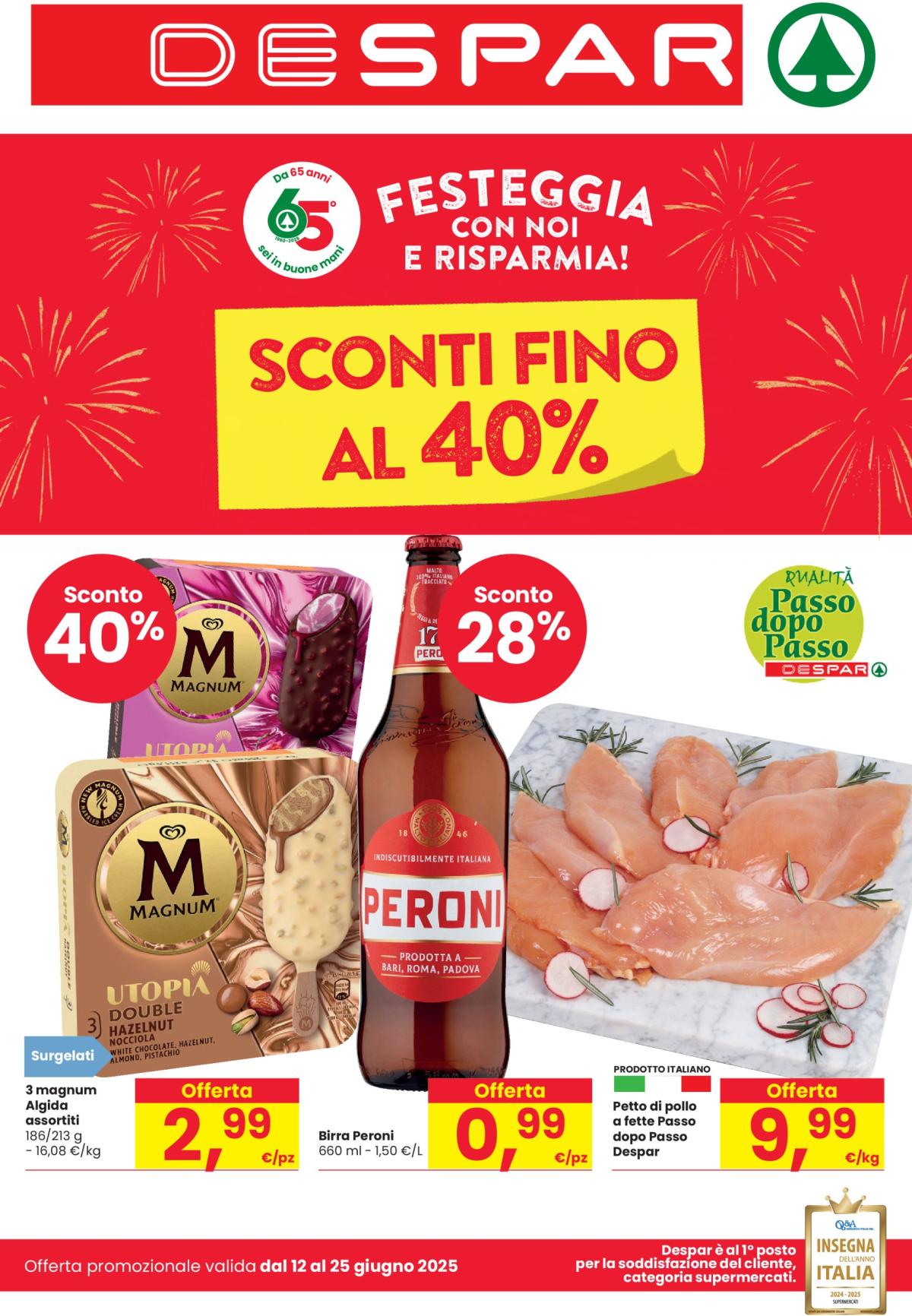Volantino Despar valido dal 12/06 al 25/06