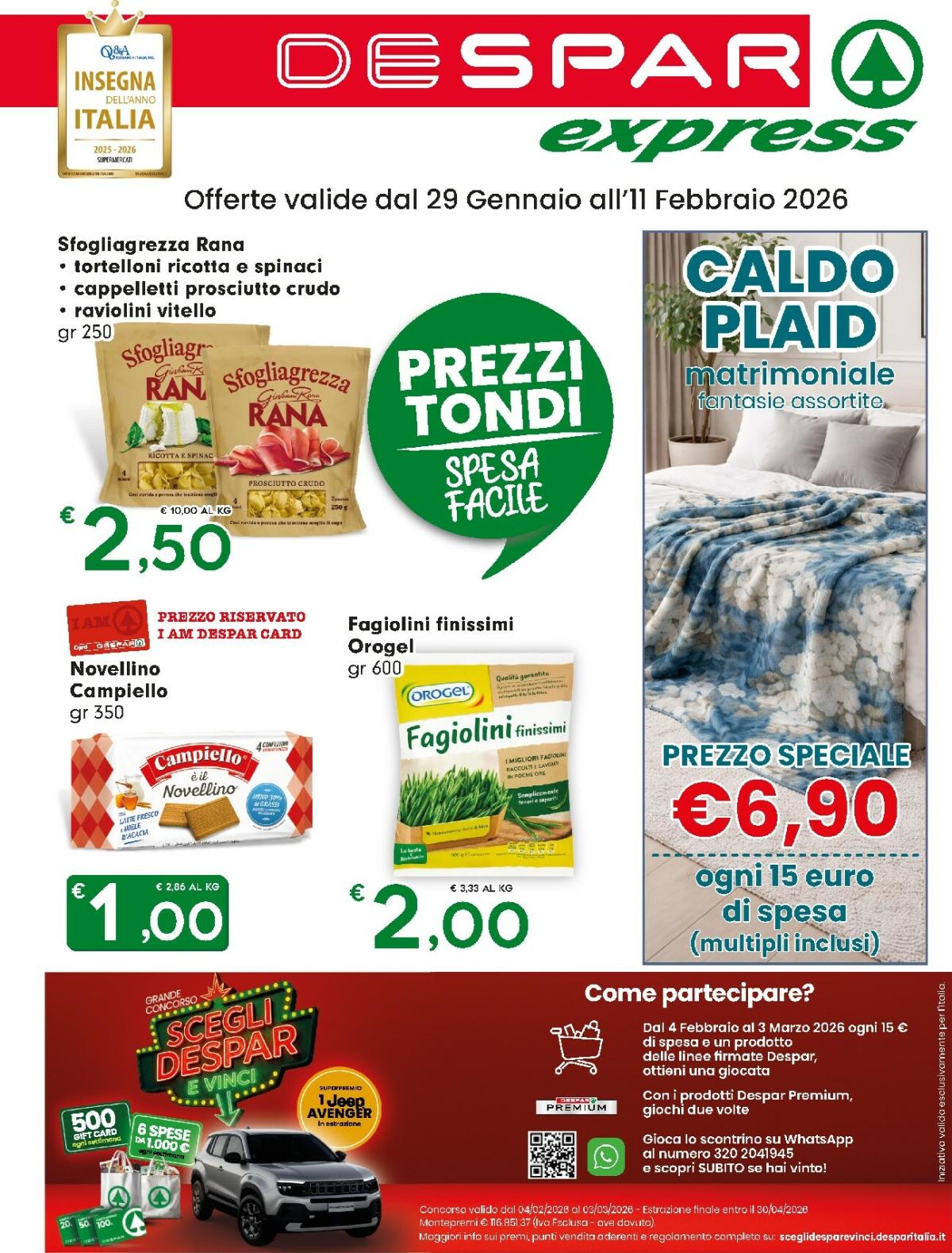 Volantino Despar - Express valido dal 29/01 al 11/02