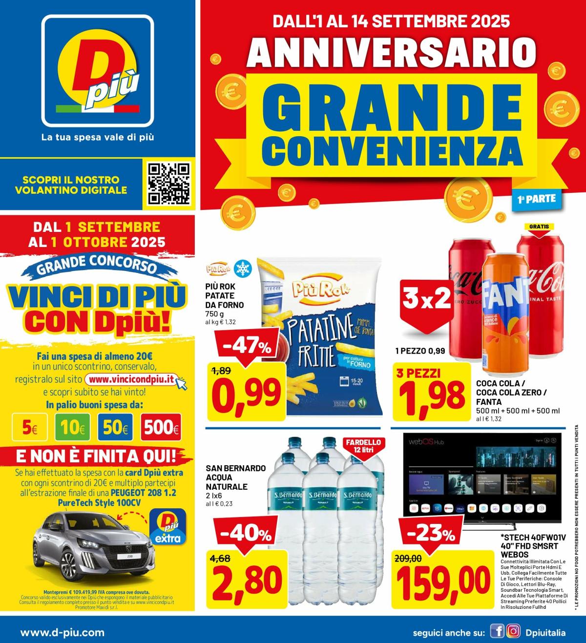 Volantino DPiù valido dal 01/09 al 14/09