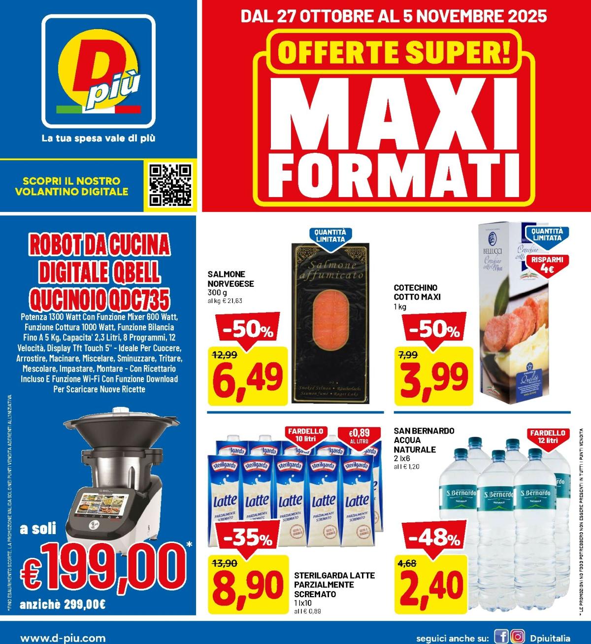 Volantino DPiù valido dal 27/10 al 05/11
