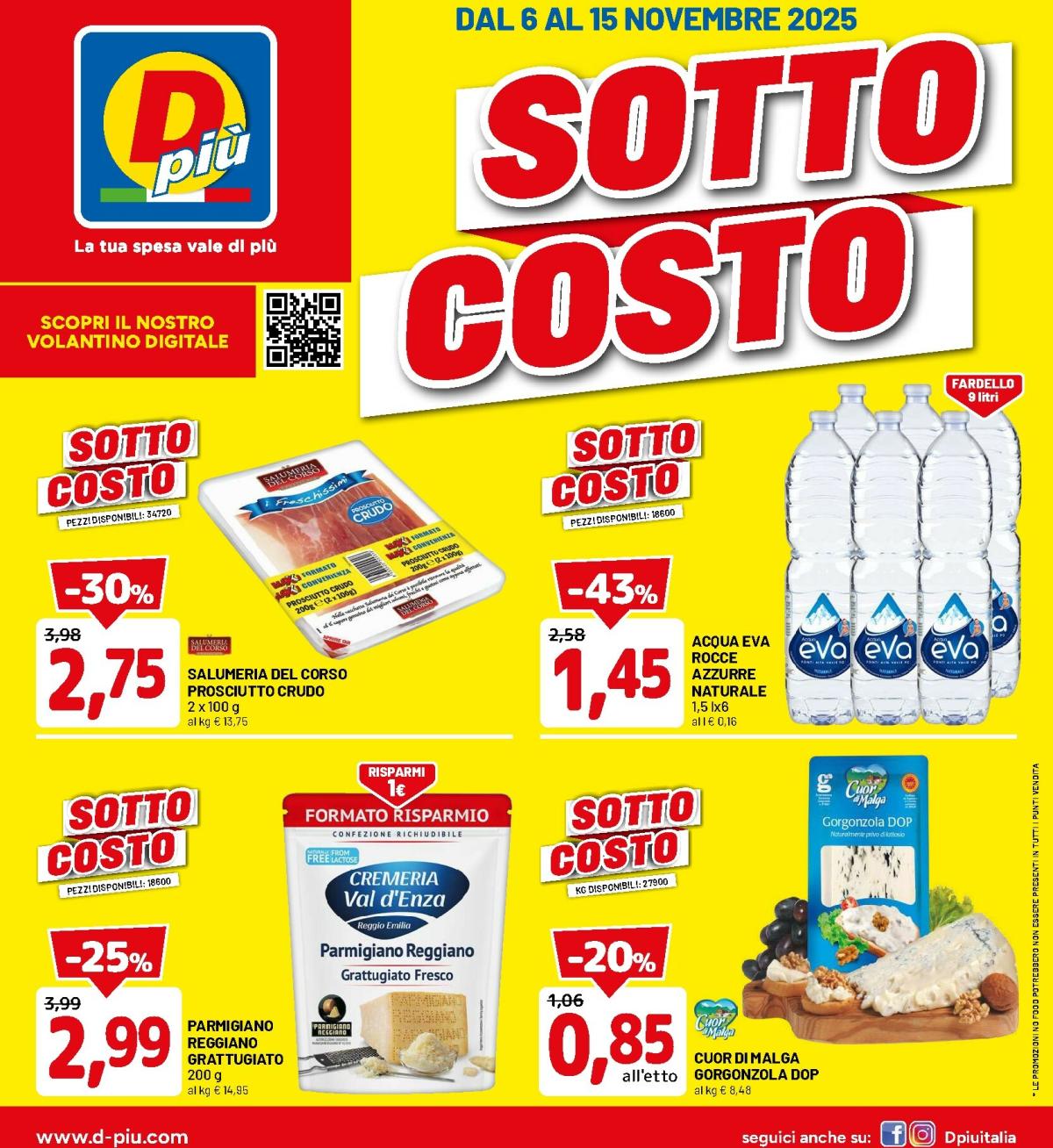 Volantino DPiù valido dal 06/11 al 15/11