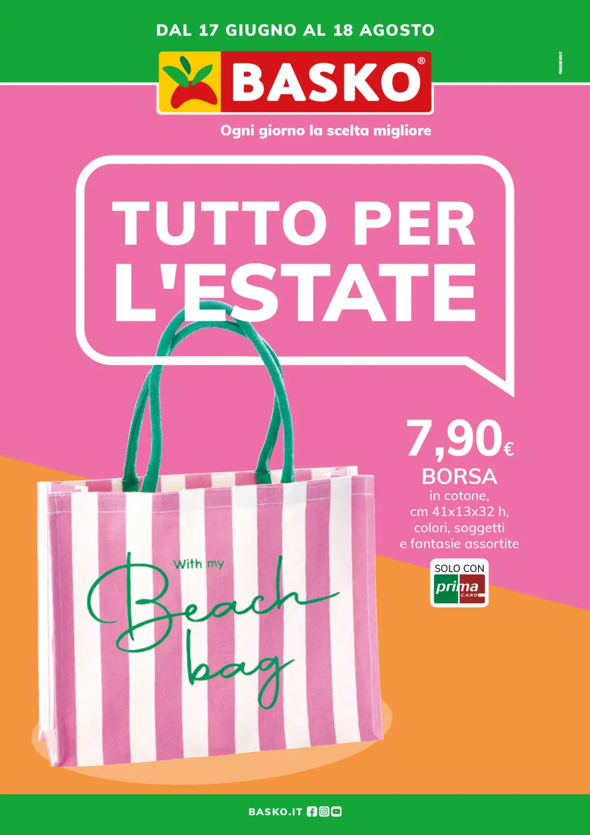 Volantino Basko - Tutto per l'estate valido dal 17/06 al 18/08