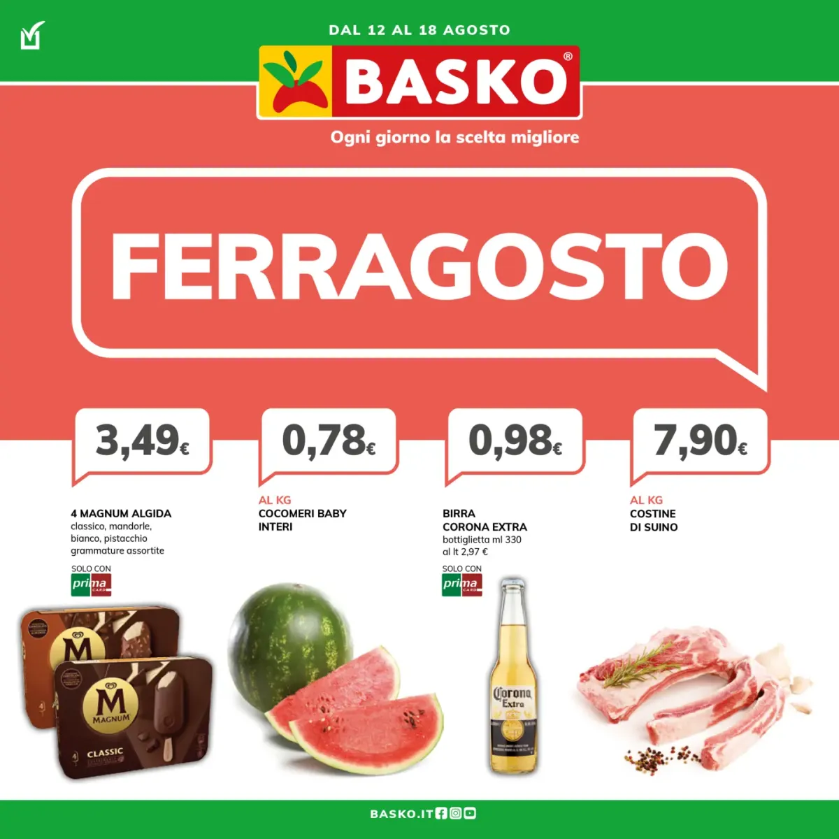 Volantino Basko valido dal 12/08 al 18/08