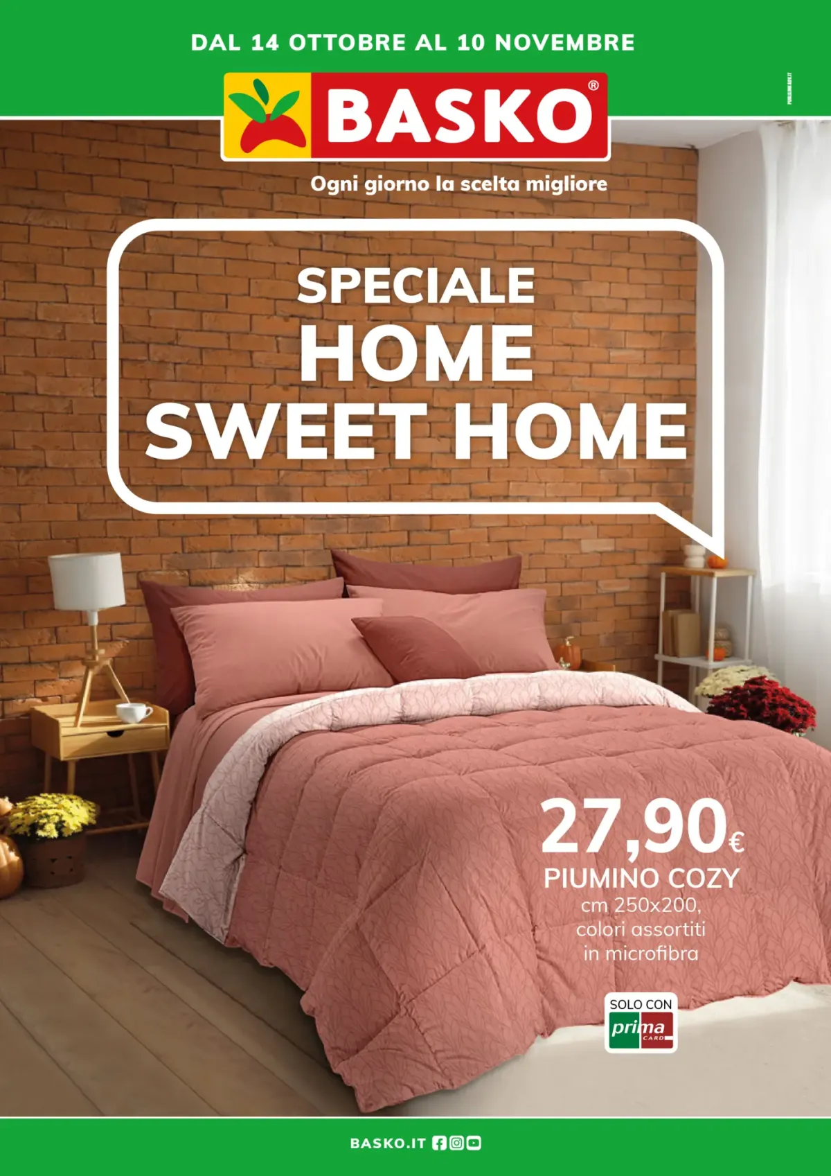Volantino Basko - Speciale Home Sweet Home valido dal 14/10 al 10/11