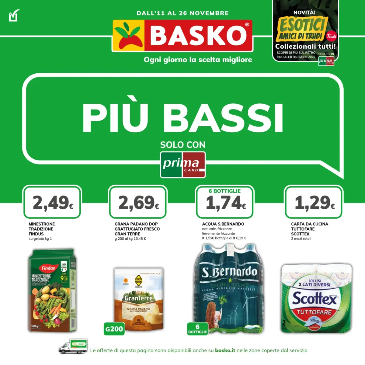 Volantino Basko valido dal 11/11 al 26/11