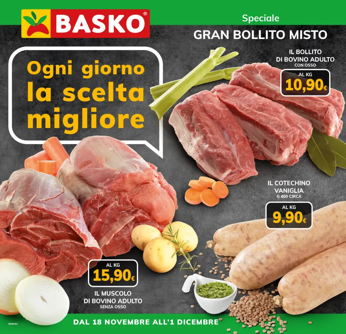 Volantino Basko - Speciale Bollito valido dal 18/11 al 01/12
