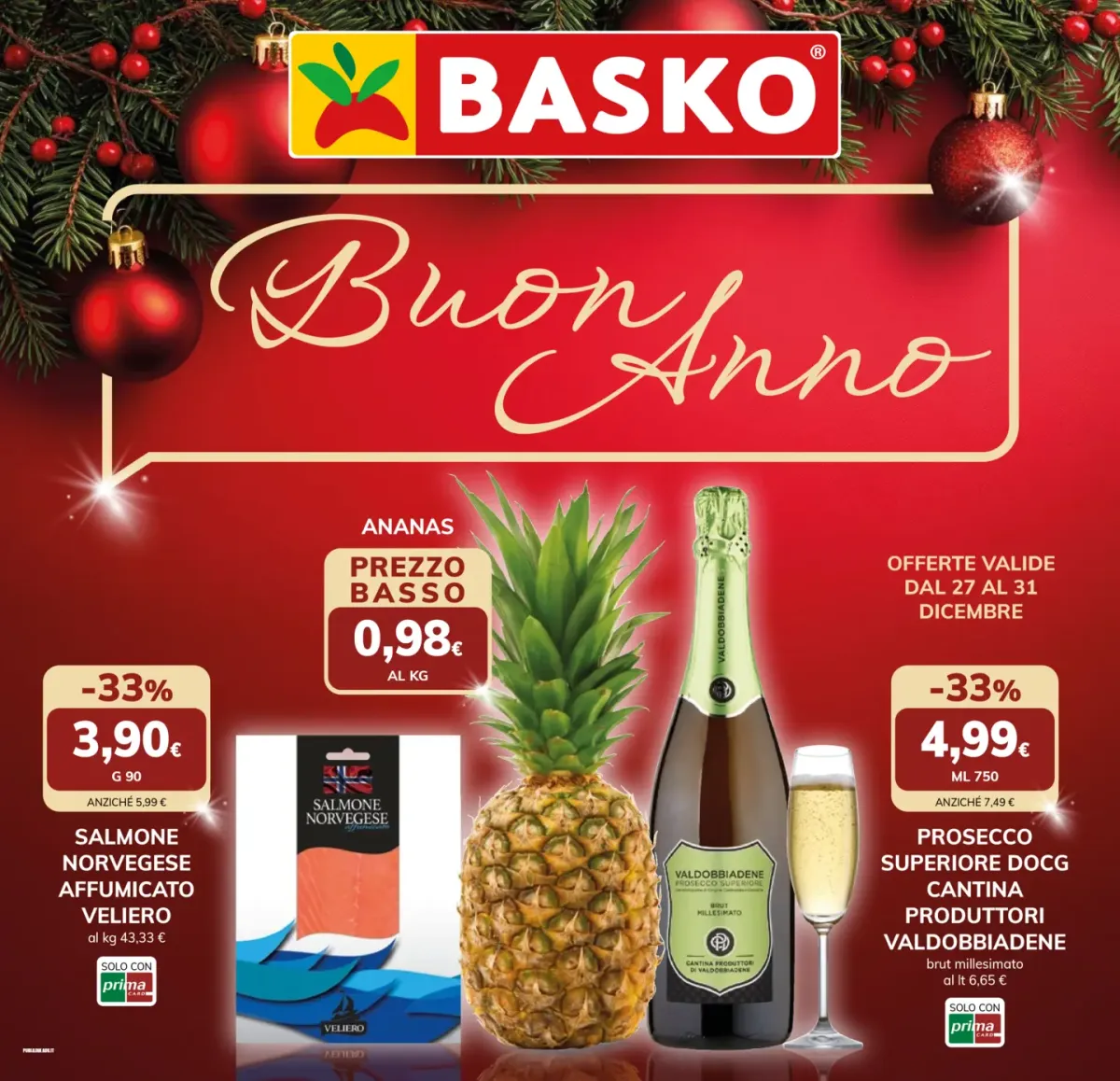 Volantino Basko - Plancia Capodanno valido dal 27/12 al 31/12