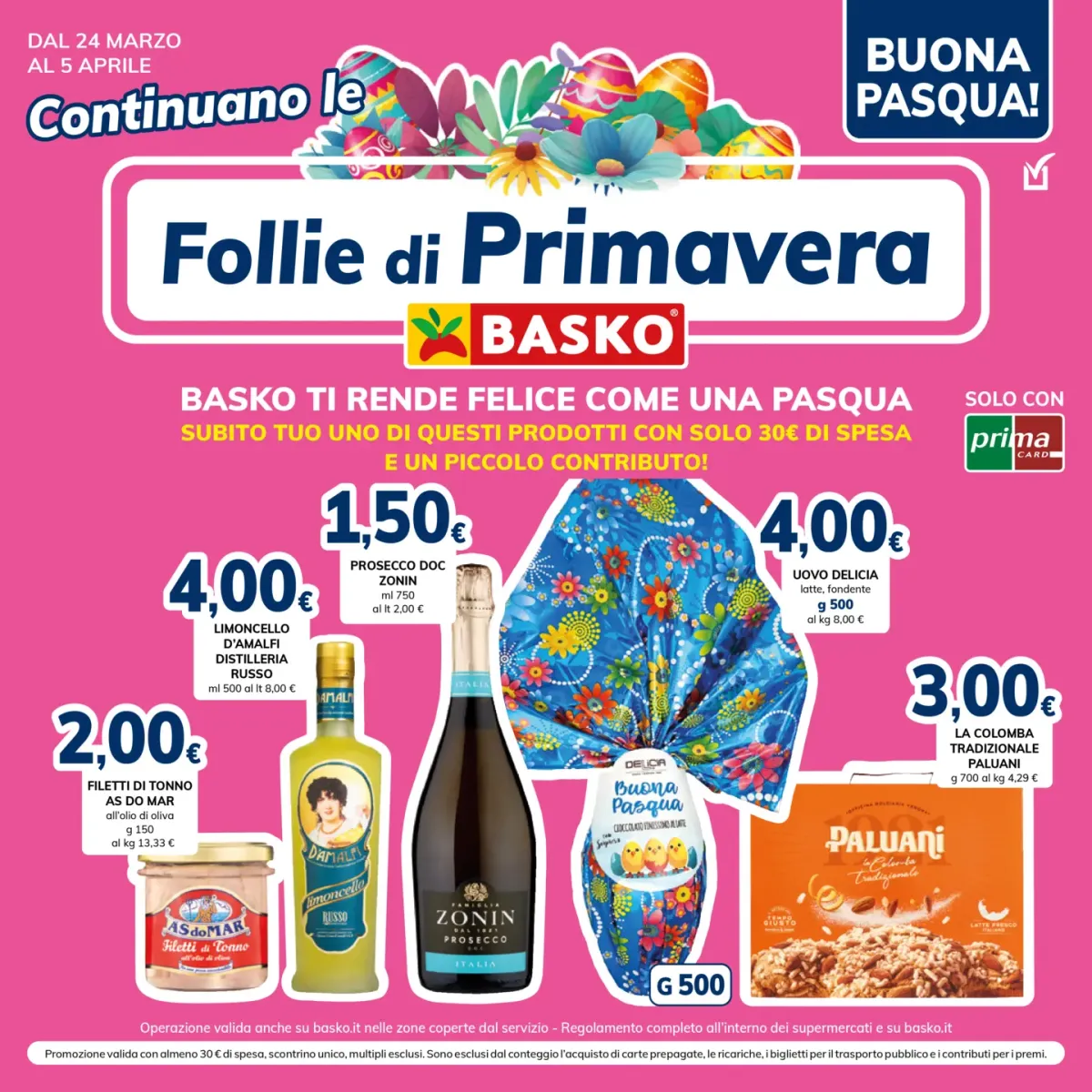 Volantino Basko - Pasqua valido dal 24/03/2026 al 05/04/2026