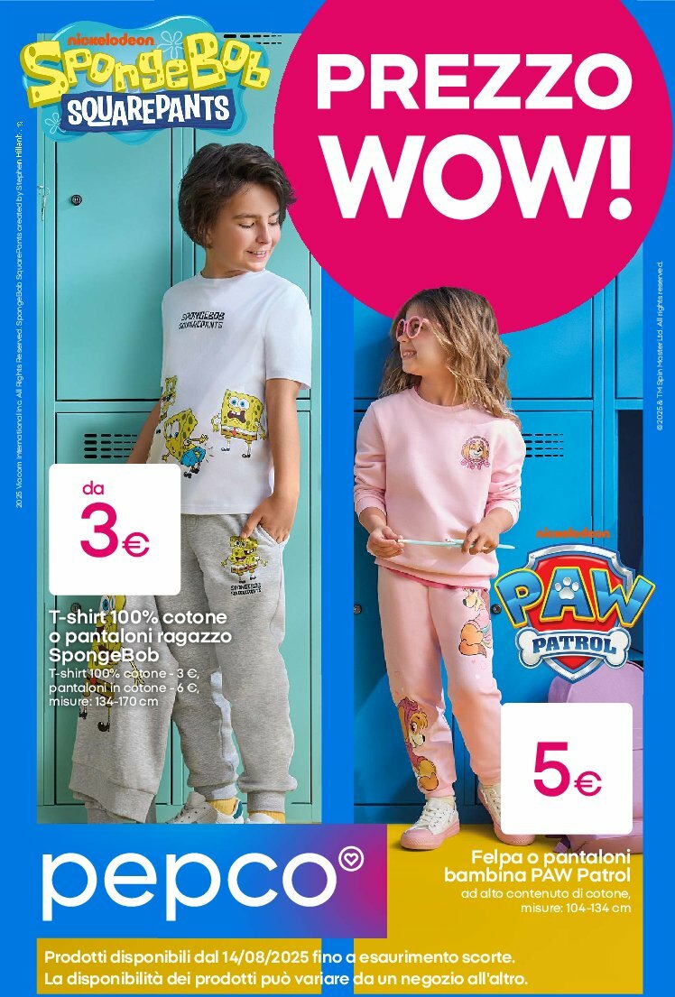 Volantino Pepco - A scuola di convenienza valido dal 14/08 al 27/08
