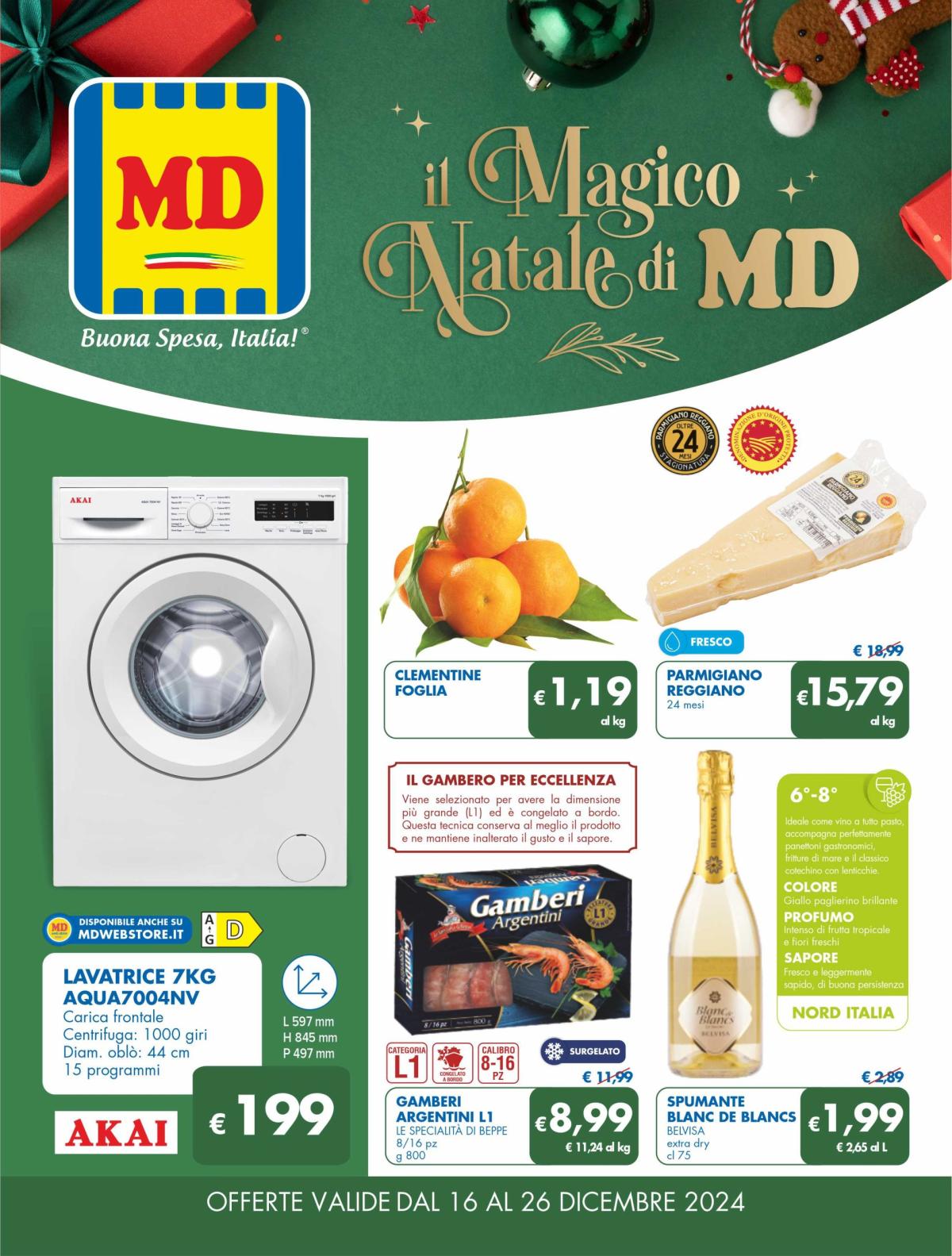 Volantino MD valido dal 16/12 al 26/12