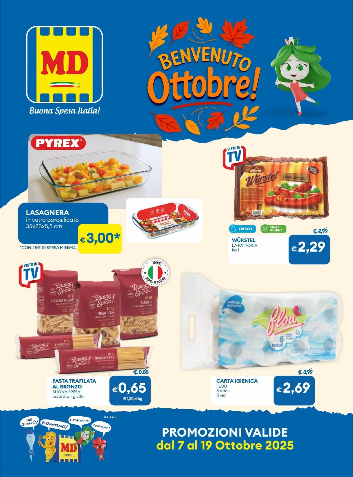Volantino MD valido dal 07/10 al 19/10