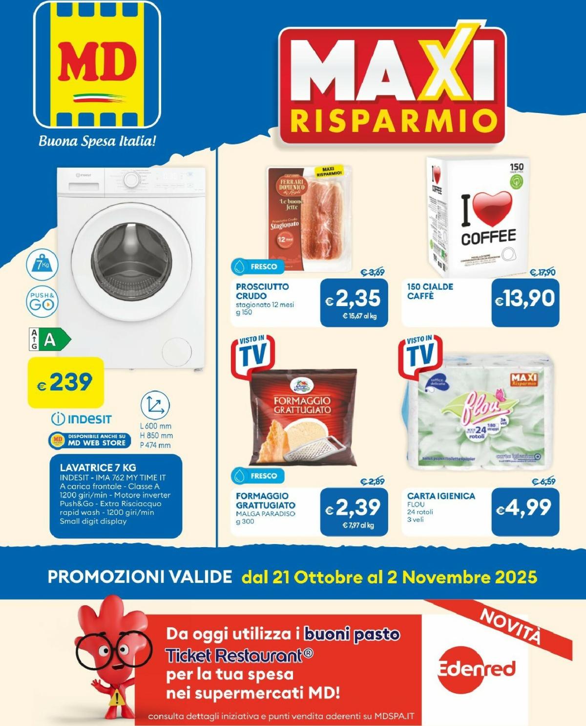 Volantino MD valido dal 21/10 al 02/11
