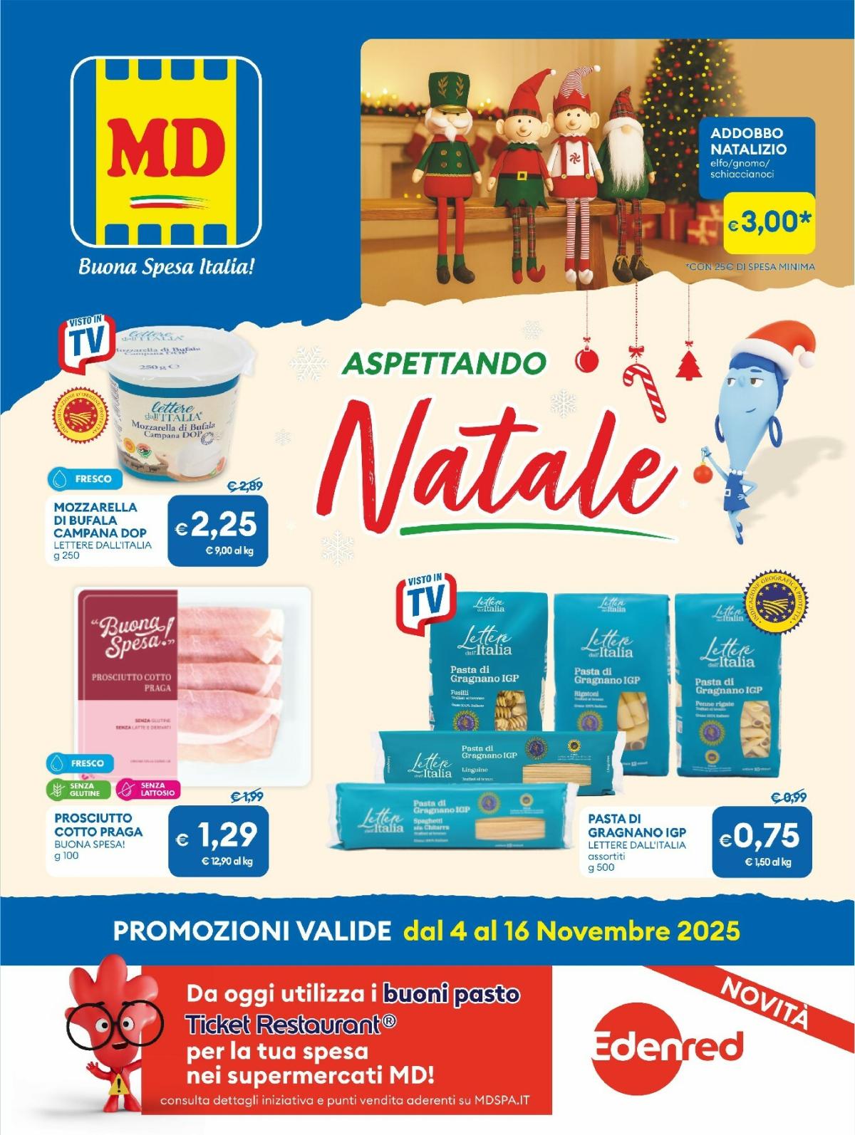 Volantino MD valido dal 04/11 al 16/11