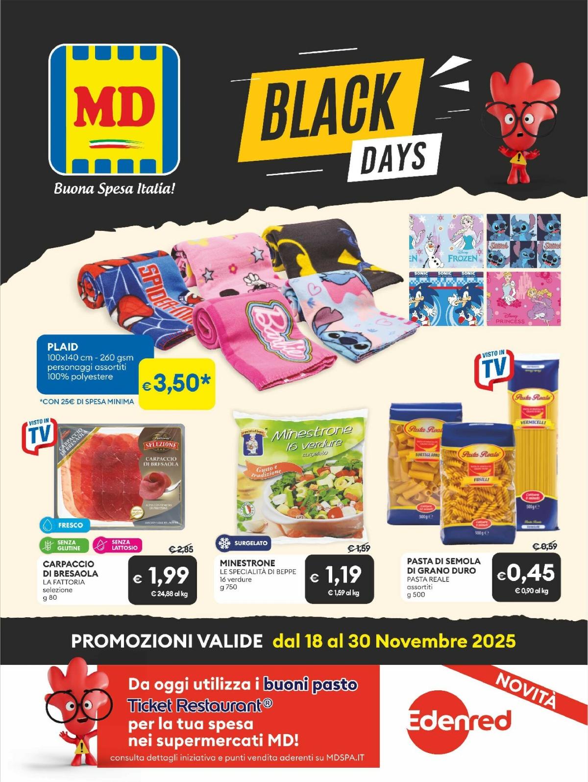 Volantino MD - Black Friday valido dal 18/11 al 30/11