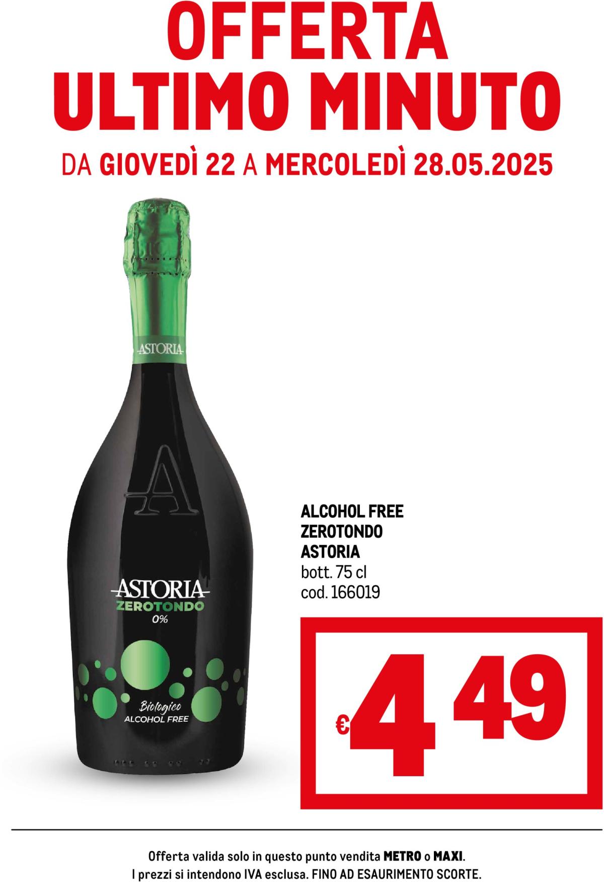 Volantino Metro - Offerte ultimo minuto valido dal 22/05 al 28/05
