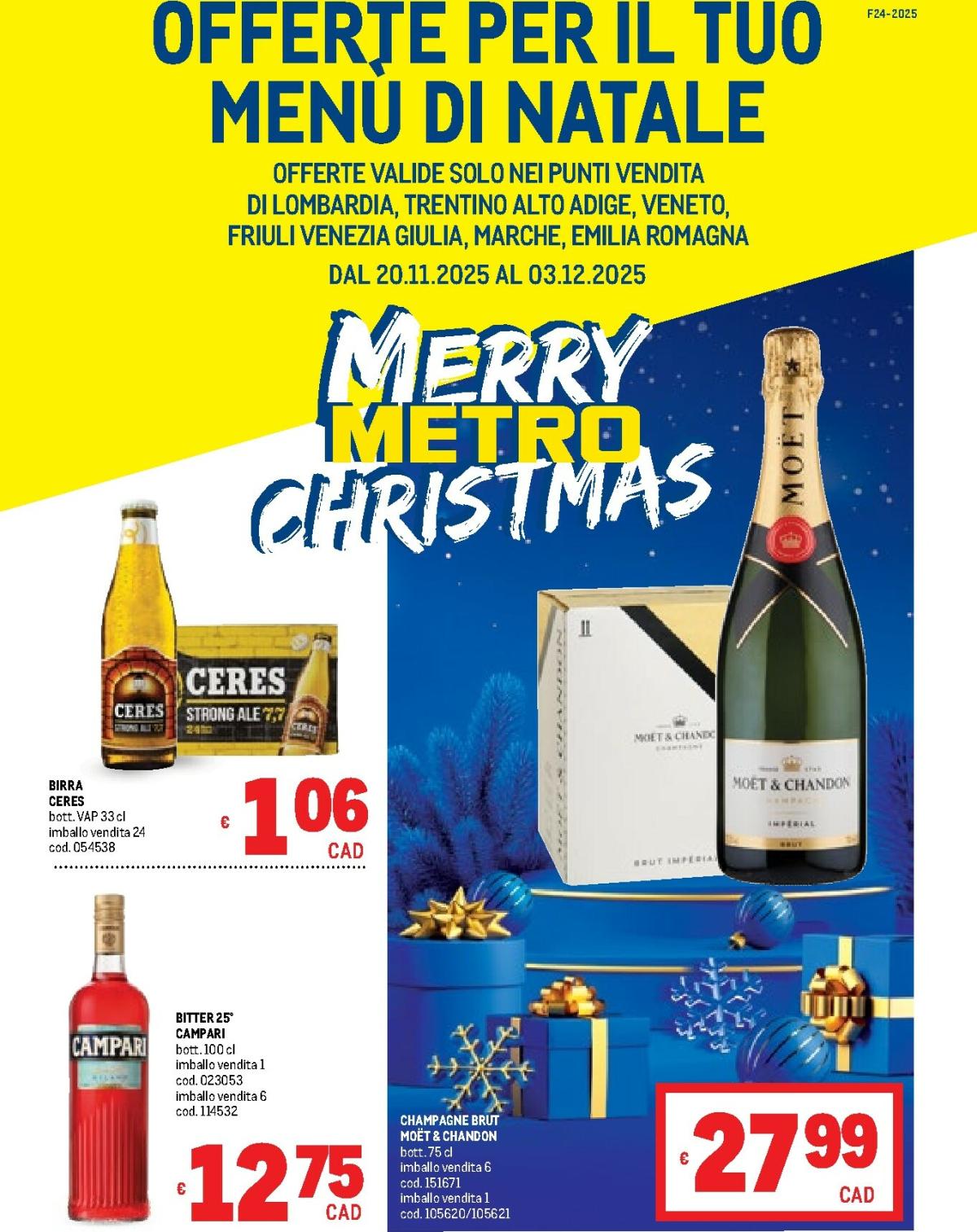 Volantino Metro valido dal 20/11 al 03/12