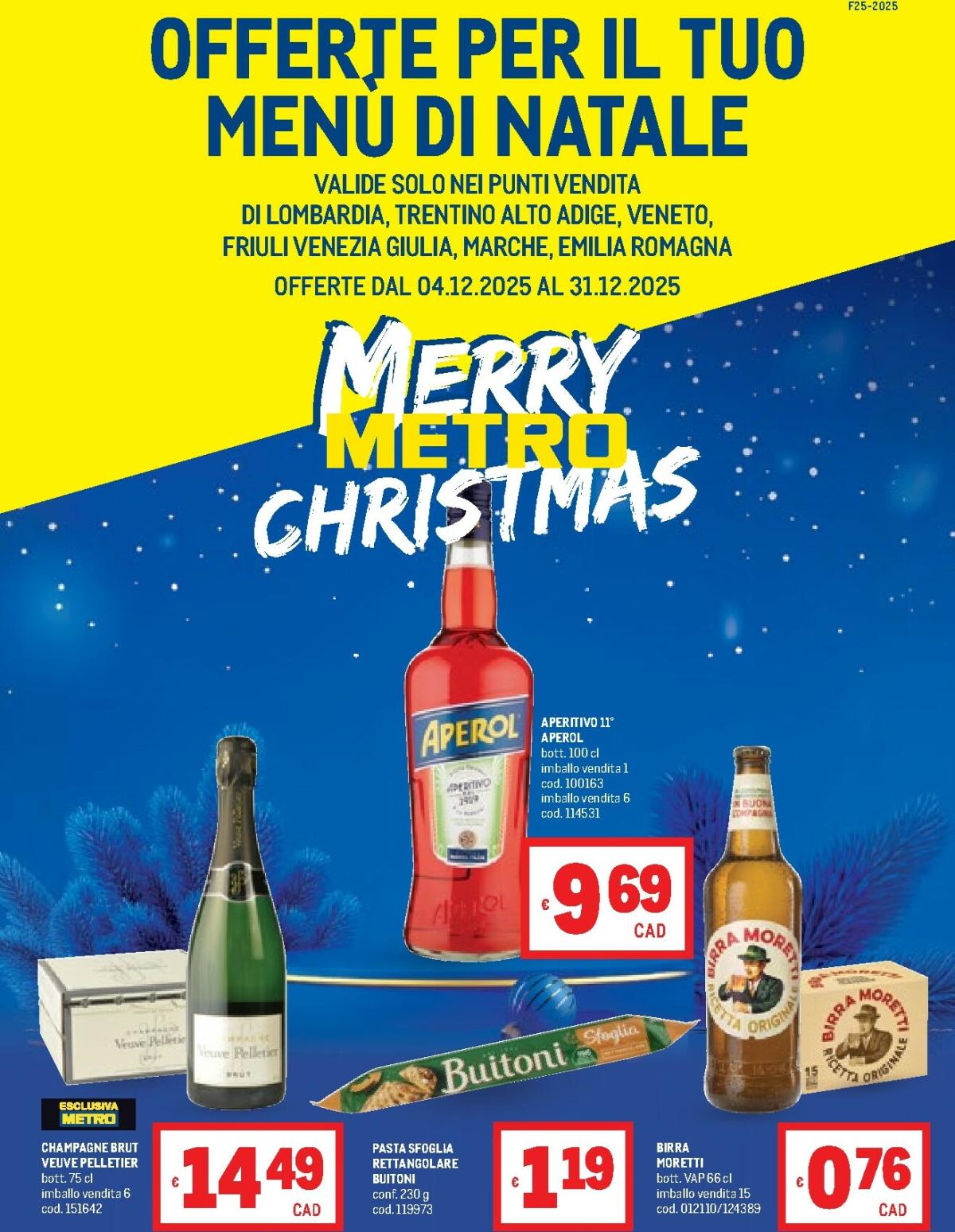 Volantino Metro valido dal 04/12 al 31/12