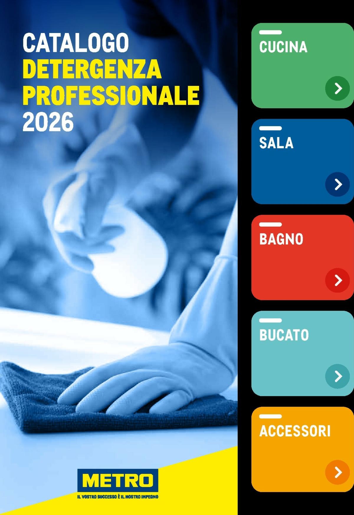 Volantino Metro - Catalogo detergenza 2026 valido dal 07/01 al 31/12