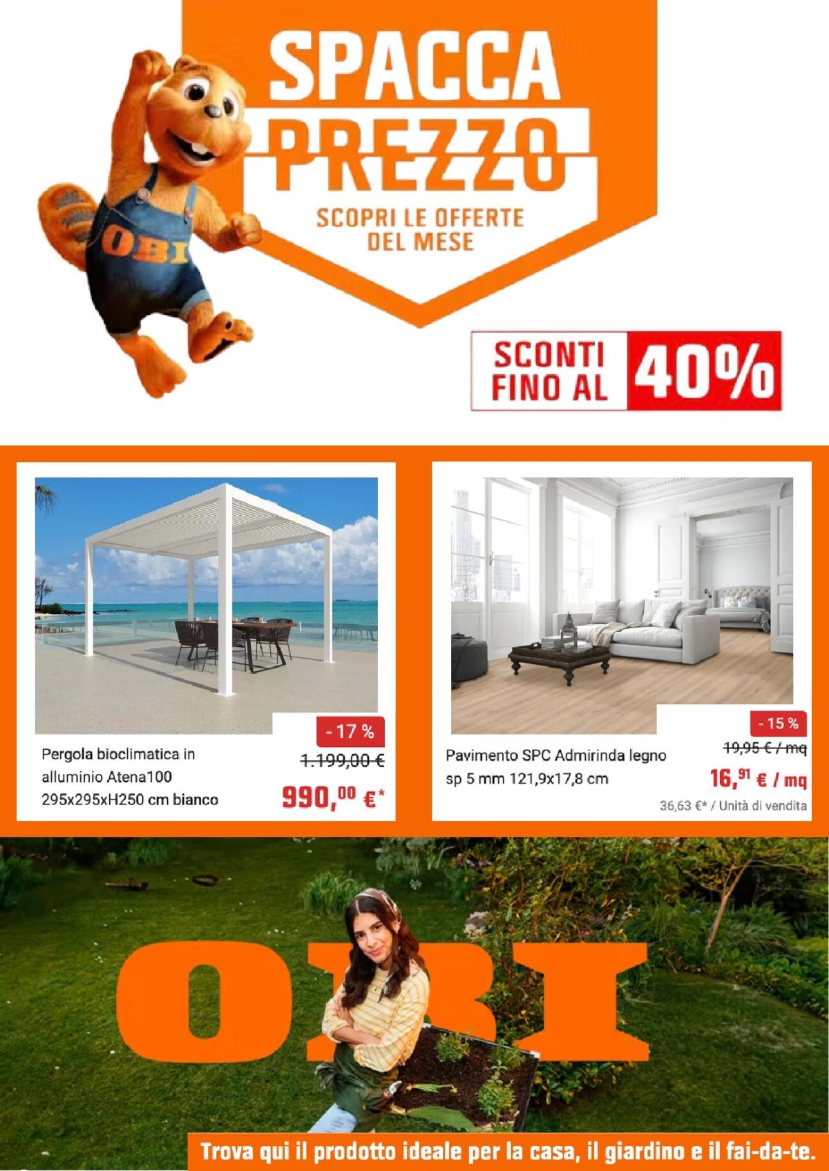Volantino Obi valido dal 20/03/2026 al 29/03/2026